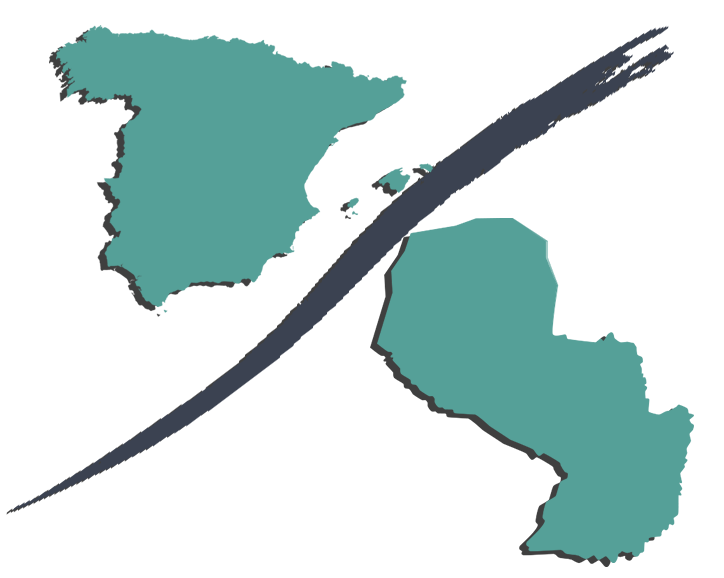Mapa de cobertura en España y Paraguay
